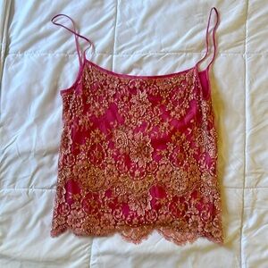 Temperley London Beaded Pink Shirt Size Small